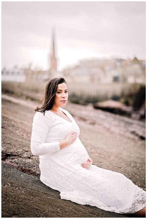 mia dans la lune, reportage grossesse Saint Malo